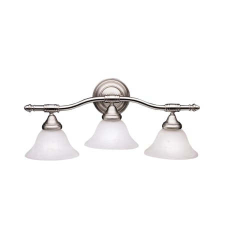 A large image of the Kichler 6293 Brushed Nickel