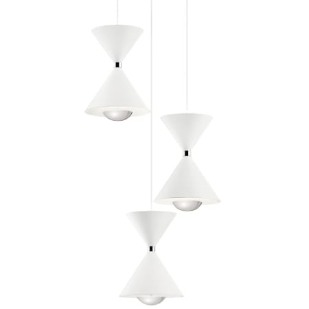 A large image of the Kichler 84114 Matte White