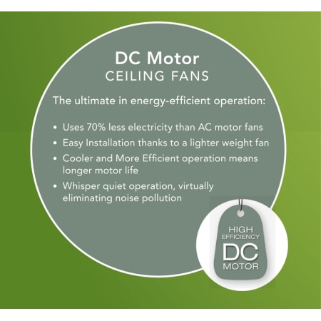 A large image of the Kichler Lacey High Efficiency DC Motor
