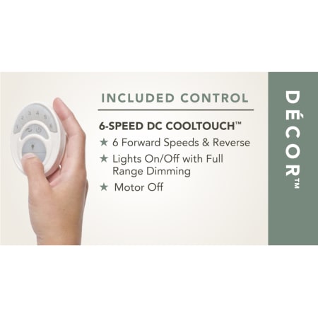 Kichler 337214TR CoolTouch Wall Control - Wireless Fan And Light Remote White