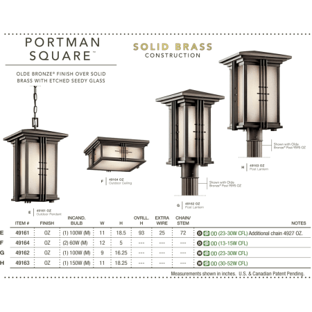 A large image of the Kichler 49162 Kichler Portman Square Collection in Stainless Steel