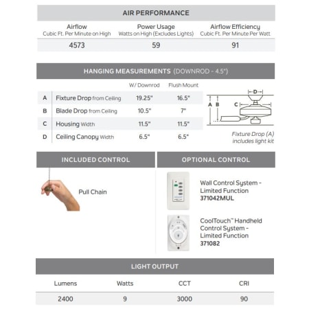 A large image of the Kichler 330162 Kichler Renew Premier Ceiling Fan Controls