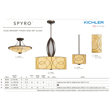 A large image of the Kichler 65324 Kichler Spyro Collection