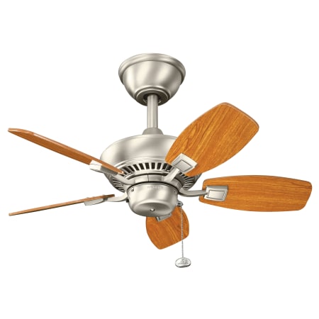 Kichler 300103ni Brushed Nickel, Canfield Ceiling Fan By Kichler