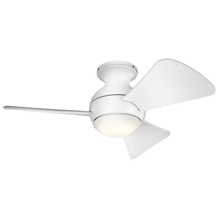 A large image of the Kichler 330150 Matte White