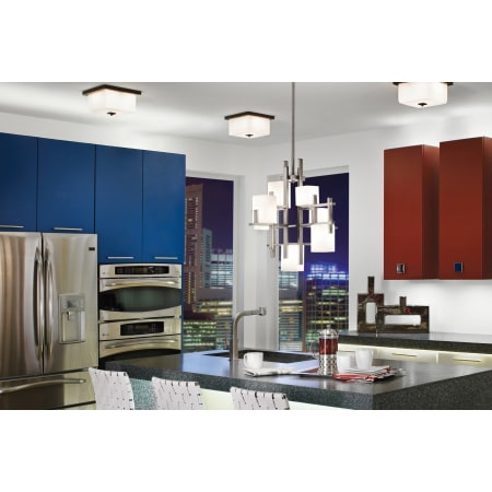Kichler 42940clp Classic Pewter City Lights 3 Tier Chandelier With 7 A Large Image Of The Kichler 42940 Alternate View