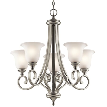 A large image of the Kichler 43156 Brushed Nickel