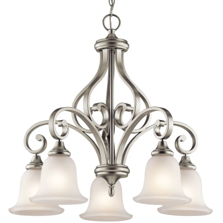 A large image of the Kichler 43158 Brushed Nickel