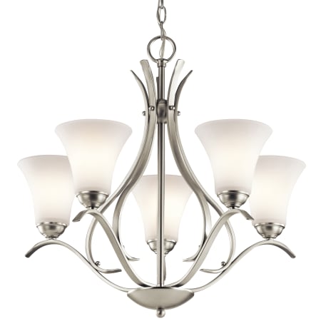A large image of the Kichler 43504 Brushed Nickel