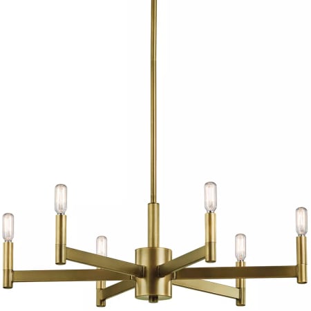 A large image of the Kichler 43859 Natural Brass