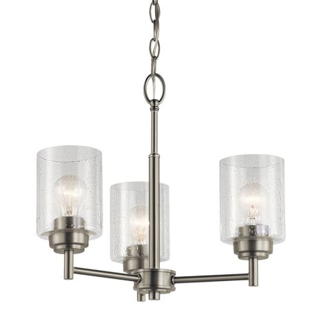 A large image of the Kichler 44029 Brushed Nickel