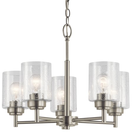 A large image of the Kichler 44030 Brushed Nickel