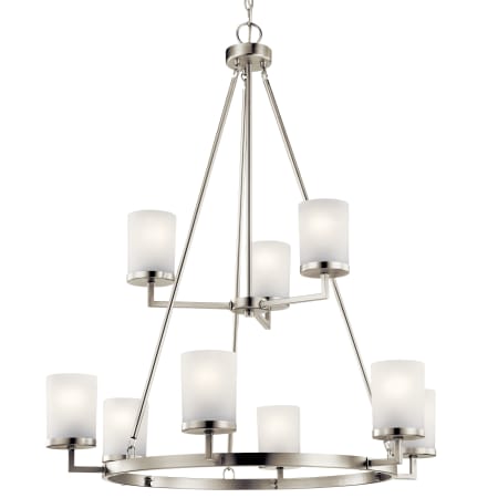 A large image of the Kichler 44037 Brushed Nickel