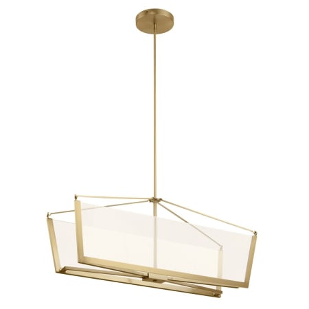 A large image of the Kichler 52293LED Champagne Gold