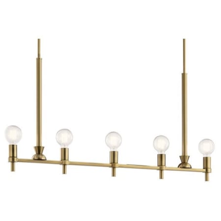 A large image of the Kichler 52425 Brushed Natural Brass