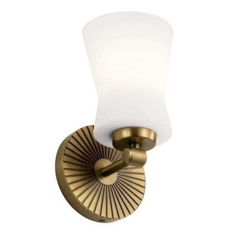 A large image of the Kichler 55115 Brushed Natural Brass