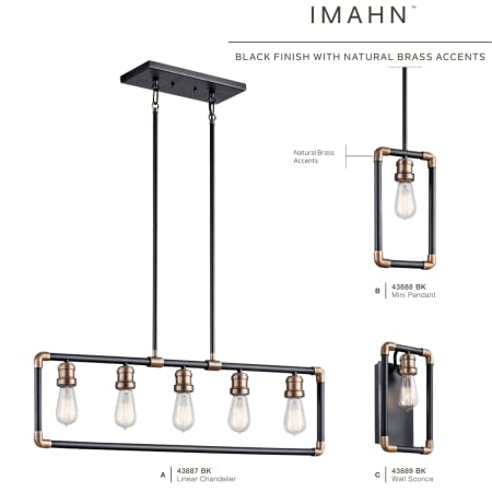 A large image of the Kichler 43889 The Imahn Collection from Kichler Lighting