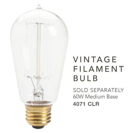 A large image of the Kichler 43058 Kichler 4071CLR Vintage Filament Bulb Sold Separately