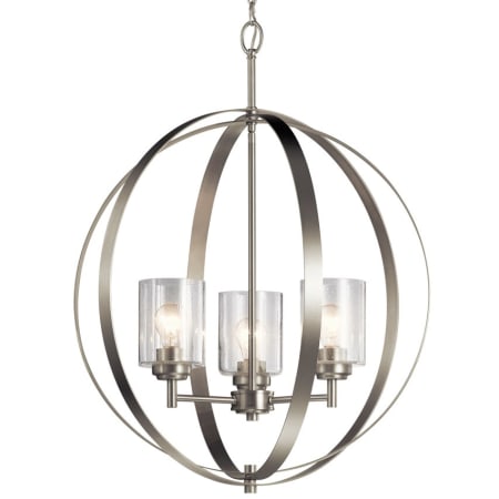 A large image of the Kichler 44034 Brushed Nickel