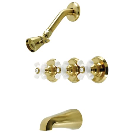 A large image of the Kingston Brass KB23.PX Brushed Brass