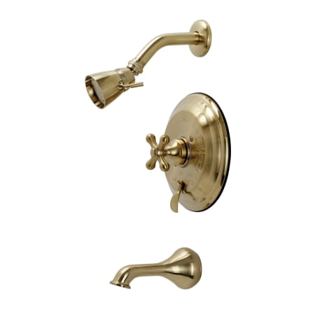 A large image of the Kingston Brass KB363.0AX Brushed Brass