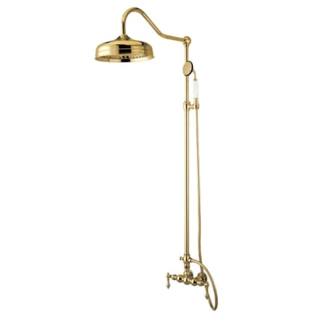 A large image of the Kingston Brass CCK617 Polished Brass