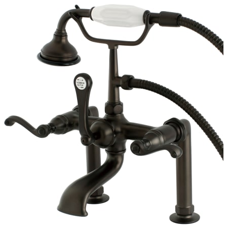 A large image of the Kingston Brass AE103TFL Oil Rubbed Bronze