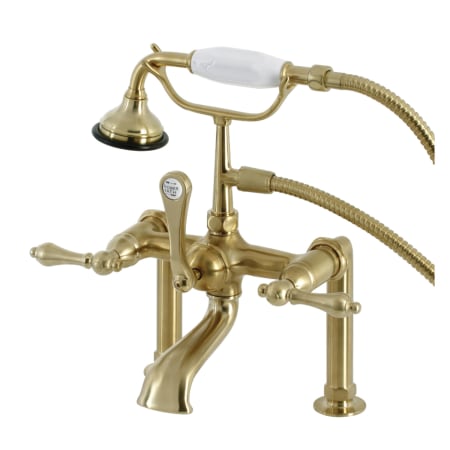 A large image of the Kingston Brass AE103T Brushed Brass