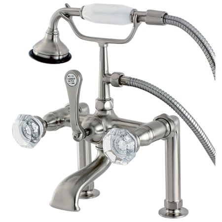 A large image of the Kingston Brass AE103TWCL Brushed Nickel
