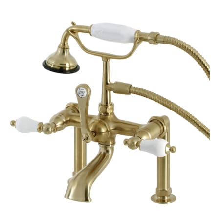 A large image of the Kingston Brass AE105T Brushed Brass