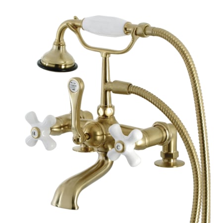 A large image of the Kingston Brass AE211T Brushed Brass