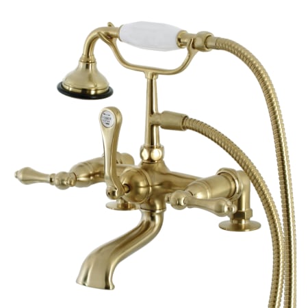 A large image of the Kingston Brass AE51T Brushed Brass