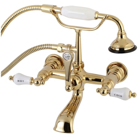 A large image of the Kingston Brass AE556T Polished Brass