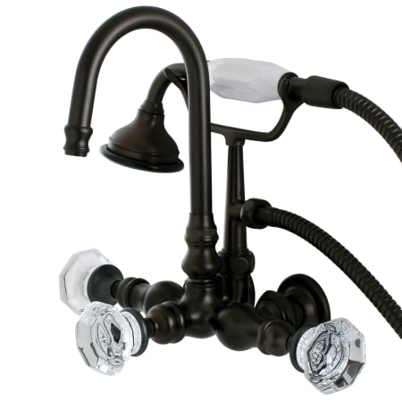A large image of the Kingston Brass AE7TWCL Oil Rubbed Bronze
