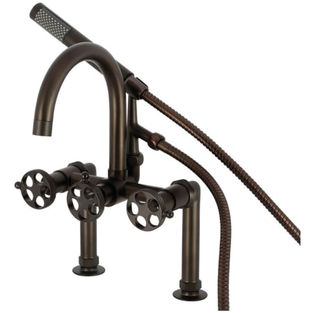 A large image of the Kingston Brass AE810.RKX Oil Rubbed Bronze