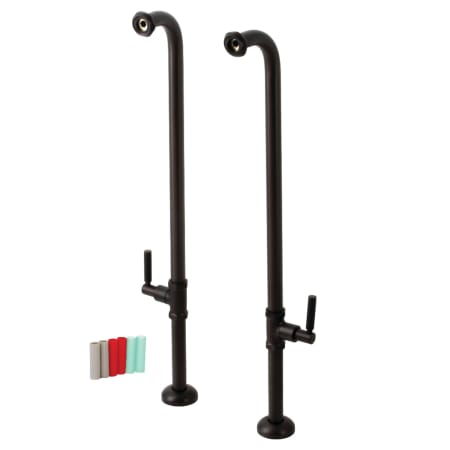 A large image of the Kingston Brass AE810S.DKL Oil Rubbed Bronze