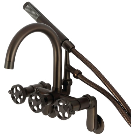 A large image of the Kingston Brass AE815.RKX Oil Rubbed Bronze