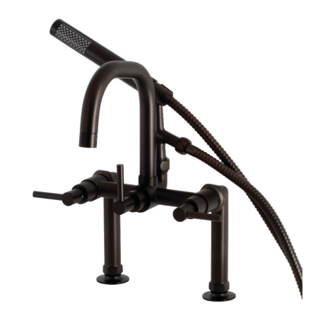 A large image of the Kingston Brass AE840.DL Oil Rubbed Bronze