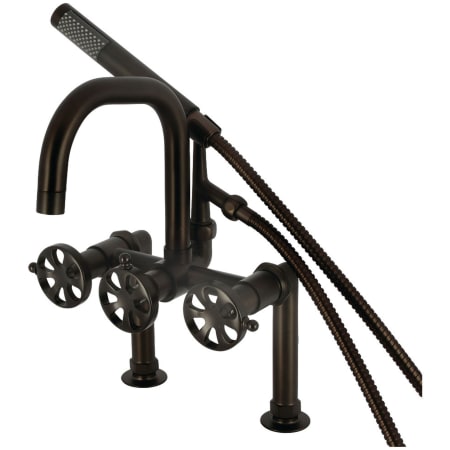 A large image of the Kingston Brass AE840.RX Oil Rubbed Bronze