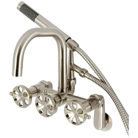 A large image of the Kingston Brass AE845.RX Brushed Nickel