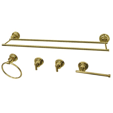 A large image of the Kingston Brass BAH821330478 Polished Brass