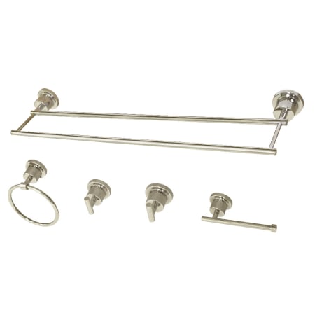 A large image of the Kingston Brass BAH821330478 Polished Nickel