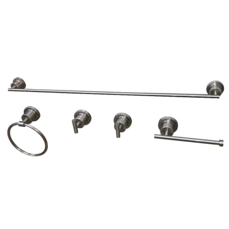 A large image of the Kingston Brass BAH82134478 Brushed Nickel
