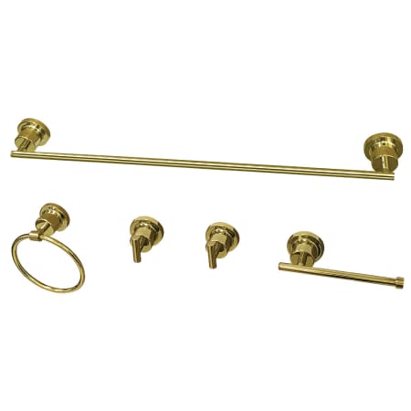 A large image of the Kingston Brass BAH8230478 Polished Brass