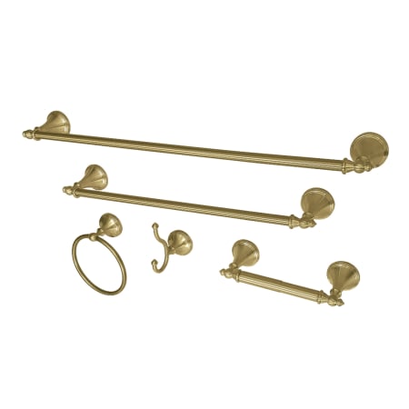 A large image of the Kingston Brass BAHK1612478 Brushed Brass