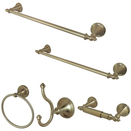 A large image of the Kingston Brass BAHK1612478 Brushed Nickel