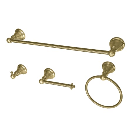 A large image of the Kingston Brass BAHK192478 Brushed Brass