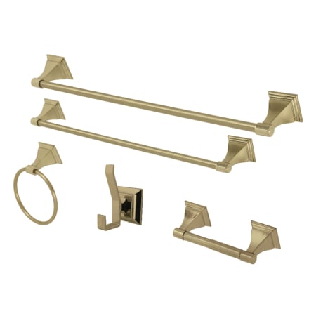 A large image of the Kingston Brass BAHK61212478 Brushed Brass