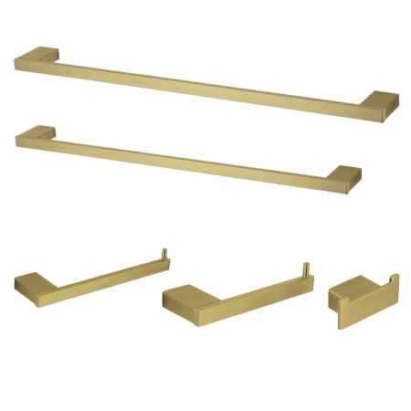 A large image of the Kingston Brass BAHK6312478 Brushed Brass