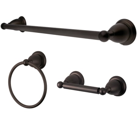 A large image of the Kingston Brass BAK175248 Oil Rubbed Bronze